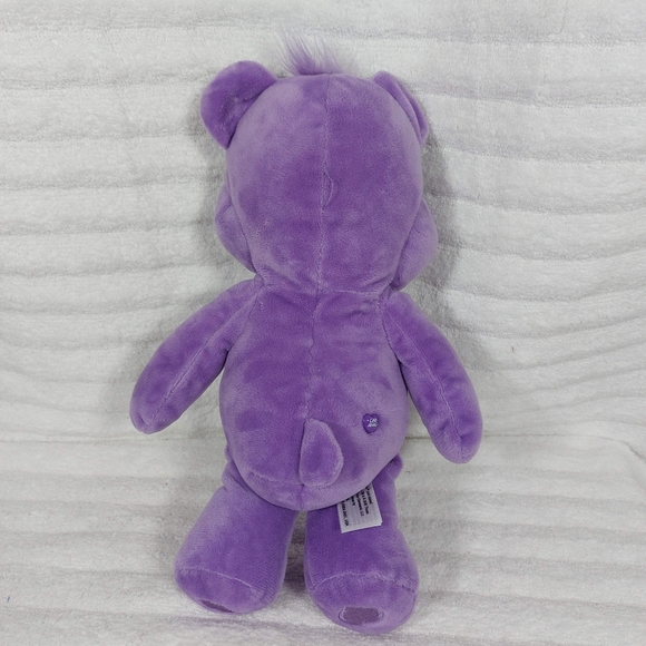 Care Bears Share Bear Plush Stuffed Animal Toy 2020 Purple Lollipops - Picture 2 of 5